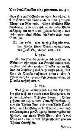 Zinn mit Platiña, Quecksilber (§. 749, 750)