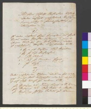 Brief von Goethe, Johann Wolfgang von an Reiffenstein, Johann Friedrich