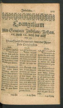 Evangelium Am Sontage Jubilate
