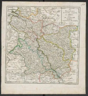 Die Herzogthumer Iulich, Cleve, und Berg Samt der Grafschafft Marck, und angrænzenten Herrschafften
