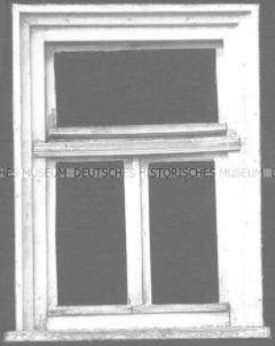 Collage: Fenster, dahinter schwarze Pappe (Altersgruppe 18-21)