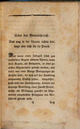 Iman. Kant zwo Abhandlungen über moralische und politische Gegenstände