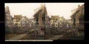 Zerschossener Stadtteil von Westende