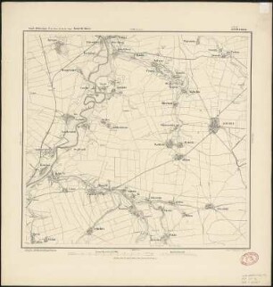 Meßtischblatt 2750 : Lützen, 1872 : Lützen. - Aufn. 1851. - 1:25000. - [Berlin]: Reichsamt für Landesaufnahme, 1872. - 1 Kt.