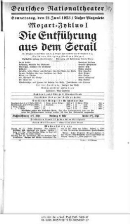 Die Entführung aus dem Serail