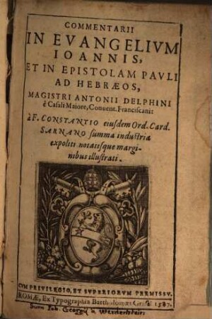 Commentarii in Evangelium Joannis