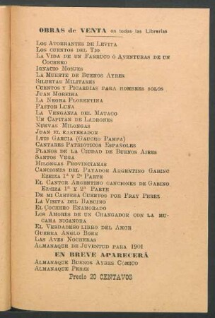 [Publicidad] Obras en venta en todas las librerías