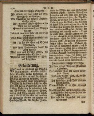 Ein und dreyßigste Strophe. - Zwey und dreyßigste Strophe.