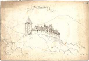 Thiersch, August ; ; Reiseskizzen - Schloss Mayenburg in Völlan bei Lana (Perspektive)