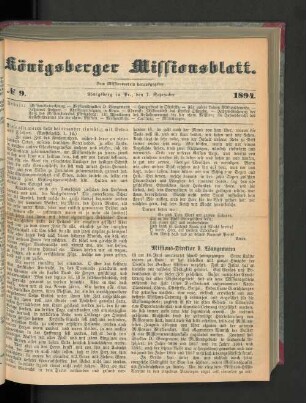 No 9. 1894.