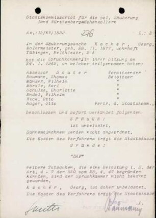 Kocher, Georg
