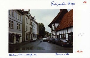 Freiligrathstraße. Blick von der Krummen Straße aus