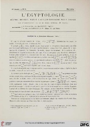 Heft 5 (Mai 1874)