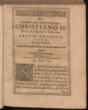Oratio Funebris