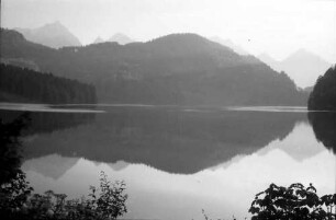 Schwangau: Alpsee und Spiegelung