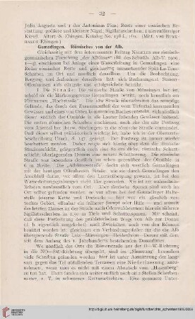 Gomadingen. Römisches von der Alb