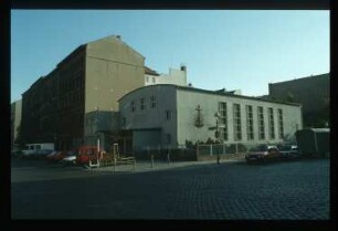 Diapositiv: Leuschnerdamm, Waldemarstraße, Oktober 1991