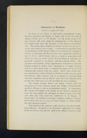 Instruction to Residents