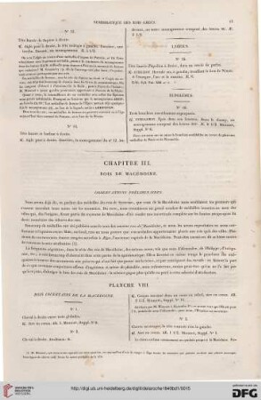 Chapitre III: Rois de Macédoine