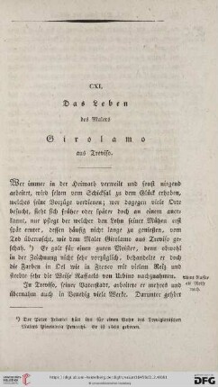 CXI. Das Leben des Malers Girolamo aus Treviso