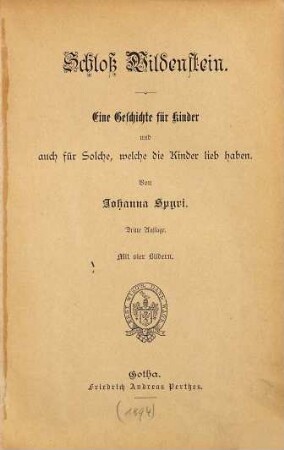 Geschichten für Kinder wie auch für solche, welche Kinder lieb haben, 5