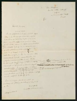 Brief vom 16. Mai 1850