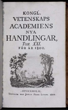 Kongl. Swenska Wetenskaps Academiens handlingar
