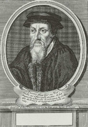 Bildnis Pierre Martyr (Pietro(Martire Vermigli, Vertreter der italienischen Reformationspartei)