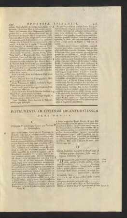 Instrumenta Ad Ecclesiam Argentoratensem Pertinentia