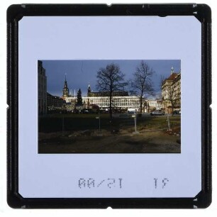 Dresden, Katholische Hofkirche,Dresden, Altmarkt,Dresden, Kulturpalast,Dresden, Hausmannsturm