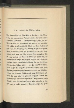 Die zauberische Wilhemine