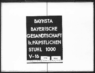 Die Berufung von Monsignore Alberto Vassallo di Torregrossa zum Apostolischen Nuntius in München und seine Mission