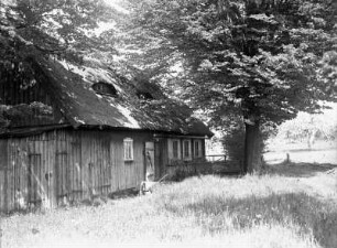 Oberlausitz (Lauba?)? Wohnhaus. Gartenansicht