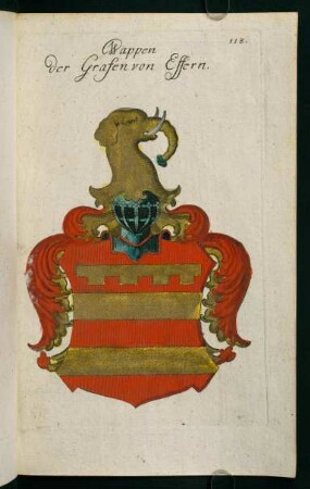 118r-118v, 118. Wappen der Grafen von Effern