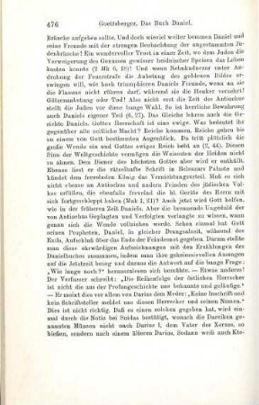 475-477 [Rezension] Göttsberger, Johann, Das Buch Daniel