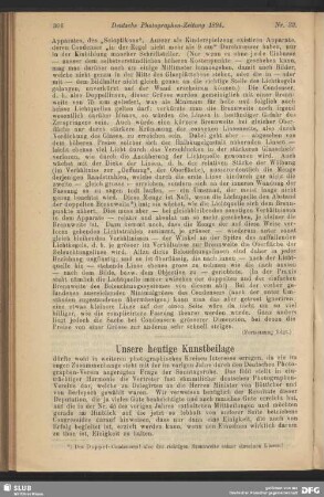 Unsere heutige Kunstbeilage