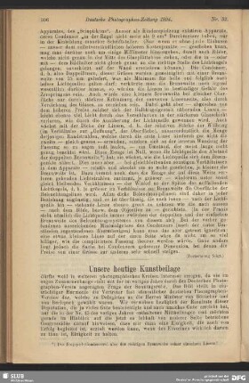 Unsere heutige Kunstbeilage