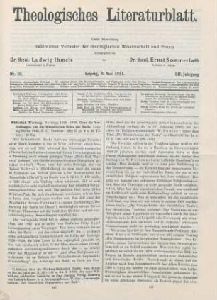 145-147 [Rezension] Bibliothek Warburg. Vorträge 1928-1929: Über die Vorstellungen von der himmlischen Reise der Seele