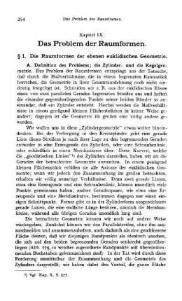 § 1. Die Raumformen der ebenen euklidischen Geometrie.
