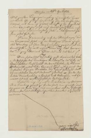 Brief von Joseph von Hormayr an Joseph Heller