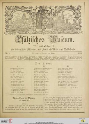 Nr. 3 (15. März 1885)