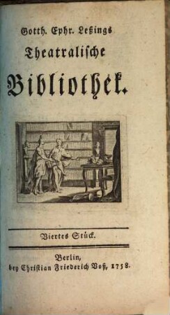 Gotth. Ephr. Leßings Theatralische Bibliothek, 4