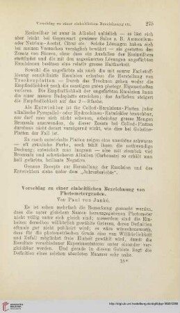 Vorschlag zu einer einheitlichen Bezeichnung von Photometergraden