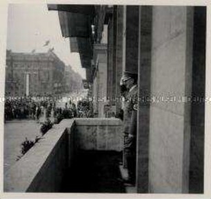 Treffen von Adolf Hitler, Robert Ley und Joseph Goebbels