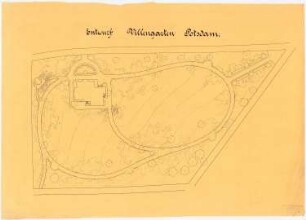 Villengarten bei Potsdam: Villengarten im Grundriss