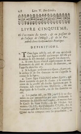 Livre Cinquie'me - VII.