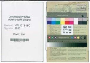 Entnazifizierung Karl Doerr , geb. 11.12.1906 (Spediteur)