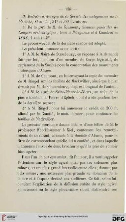 Séance du Comité du 6 février 1860