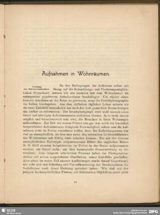 Aufnahmen in Wohnräumen