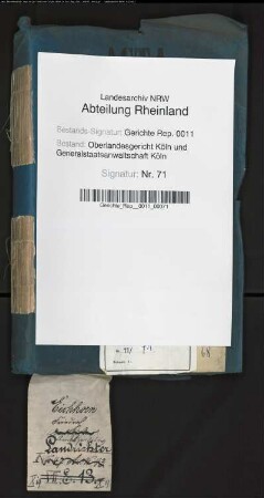Personalakte: Eichhorn, Friedrich